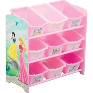 Disney Princess 9 Bin Toy Organizer by 