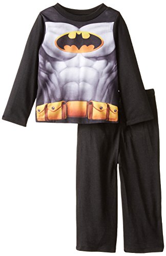Komar Kids Little Boys' Batman Long Sleeve Cape Sleepwear Set