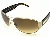 Burberry - Burberry 3020 1002/13 Burberry Gold Sunglasses Brown Gradient Lenses Size: 64-14-130