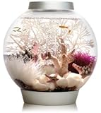 Baby biOrb Aquarium with LED Light, Silver, 4 Gallons