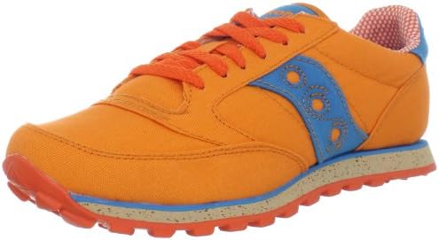 Saucony Originals Women's Jazz Low Pro Vegan Running Shoe,Orange/Blue,11 M US
