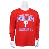 MLB Teams Classic Long Sleeve T-Shirts - Philadelphia Phillies - Large