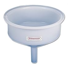 Bel-Art Scienceware 147160000 Polyethylene Round Large Industrial Drum Funnel, 14" ID x 15-1/2" Height