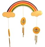 Mixing Club Mobile en bois modèle abeille avec carillons Hauteur 57cm