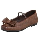 Rachel Shoes Little Kid/Big Kid Siena Flat,Brown Patent,13.5 M US Little Kid