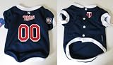 minnesota twins dog pet jersey MED approx 10-20 lb dogs
