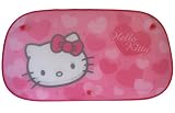 Sanrio Hello Kitty Car Shade and Red Hearts Car Window Visor with Suction Cups - Hello Kitty Large Sun Visor 38in