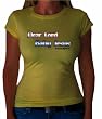 One Liners TALLADEGA NIGHTS "DEAR LORD BABY JESUS" Juniors Movie Line Sheer T-Shirt