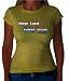 One Liners TALLADEGA NIGHTS "DEAR LORD BABY JESUS" Juniors Movie Line Sheer T-Shirt