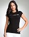 bebe Logo Foil Crew Tee