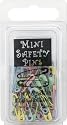 Creative Impressions Mini Painted Safety Pins 50/Package, Pastel Assortment