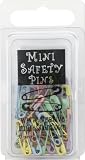 Creative Impressions Mini Painted Safety Pins 50/Package, Pastel Assortment