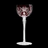 Red Crystal Wine Glasses