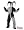 Evil Jester Child Medium (8-10) Monster Evil Clown Costume