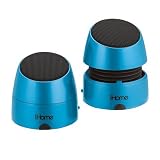iHome iHM79 Rechargeable Mini Speakers (Blue)