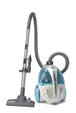 Hoover Freespace Nanopack TFS 7207 Bodensauger ohne Beutel / besonders kompakt zu verstauen / 2000 W / HEPA-Filter / Parkettdüse / weiss-aquamarin