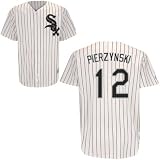 Men`s Chicago White Sox #12 A.J. Pierzynski Home Replica Jersey - 2XL