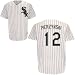 Youth Chicago White Sox #12 A.J. Pierzynski Home Replica Jersey - M 10-12
