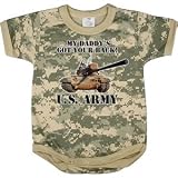 INFANT ONE PIECE - ARMY ACU DIGITAL CAMO ''GOT YOUR BACK'' ONE PIECE BODYSUIT