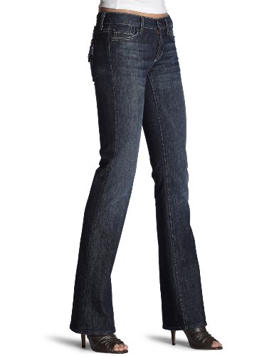 7 For All Mankind Women's Boot Cut Jean with Flap Pockets in New York Dark product image