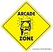 ARCADE ZONE -Sign- game room gameroom machine gift