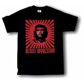 Che Guevara RESIST OPPRESSION Sunburst Men's Tee Shirt
