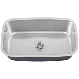 Ticor Undermount 16-gauge Stainless Steel Single Bowl Kitchen Sink