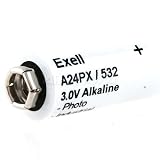 Exell PX24 Battery, 3.0 volt Alkaline, (532) for Polaroid Cameras.