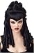 Womens Goth Long Black Club Curls Vampire Costume Wig Womens Standard