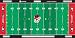 Zelosport 60216 Georgia Finger Football