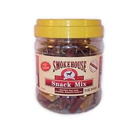 Smokehouse 100% Natural Snack Mix Bucket of Dog Treats
