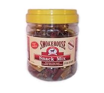 Smokehouse 100% Natural Snack Mix Bucket of Dog Treats, 1 Pound