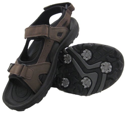 Palm Springs Mens Golf Sandals BROWN/BLACK