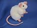 WHITE GELBHALS MOUSE 6" H