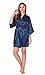 Satin kimono bridesmaids robe