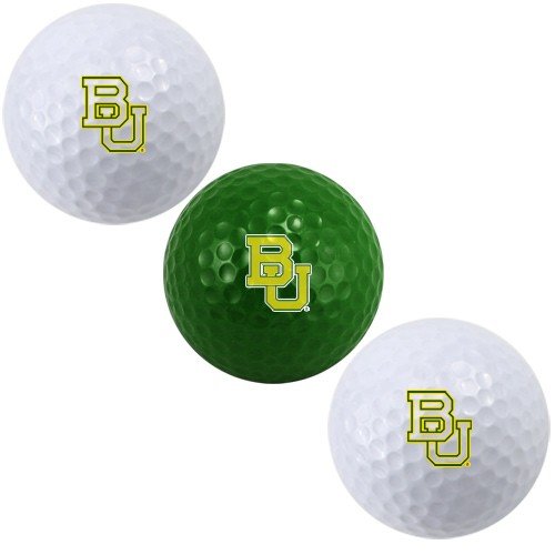 Baylor Bears Three Pack Of Golf Balls