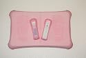 Wii Fit Balance Board Anti Skid Foot Massage Pad with Wiimote Jacket - PINK