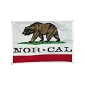 Nor Cal White Mens Republic Flag