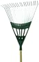Seymour LF-22PS 22-Inch 20 Tine Poly Steel Leaf Rake with Wood Handle