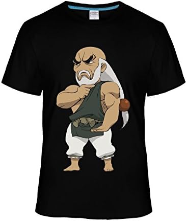 A11 NES FC Game Street Fighter Gouken Cartoon Tshirts For Men S black