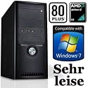 #4017 SUPER FL&Uuml;STER (quasi unh&ouml;rbar) STROM SPAR Office / Multimedia COMPUTER | BeQuiet 80PLUS Super Silent 300W Netzteil mit 80Plus Zertifizierung | Triple-Core! AMD Athlon2 X3 455 (3x3.3 GHz) | 320GB SATA II | 4096MB DDR3 1333 | M5A78L-M 760G | USB3 | AMD Radeon HD3000 1024 MB mit DVI/HDMI/VGA | ASUS 24x DVD-Brenner | CardReader | 7.1 Sound | GigabitLAN