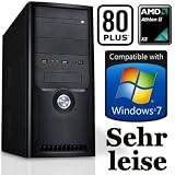 #4017 SUPER FL�STER (quasi unh�rbar) STROM SPAR Office / Multimedia COMPUTER | BeQuiet 80PLUS Super Silent 300W Netzteil mit 80Plus Zertifizierung | Triple-Core! AMD Athlon2 X3 455 (3x3.3 GHz) | 320GB SATA II | 4096MB DDR3 1333 | M5A78L-M 760G | USB3 | AMD Radeon HD3000 1024 MB mit DVI/HDMI/VGA | ASUS 24x DVD-Brenner | CardReader | 7.1 Sound | GigabitLAN
