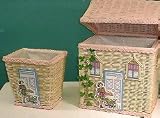 Elizabeth Cottage Hamper & Waste Paper Basket