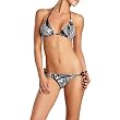 Fox Racing Turbulence Reversible String Triangle Women's Top Swim Suit Swimwear - Black
