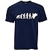 Evolution of Motorbike T-Shirt Motorcycle Rider Bike Biker Gift Funny Cool