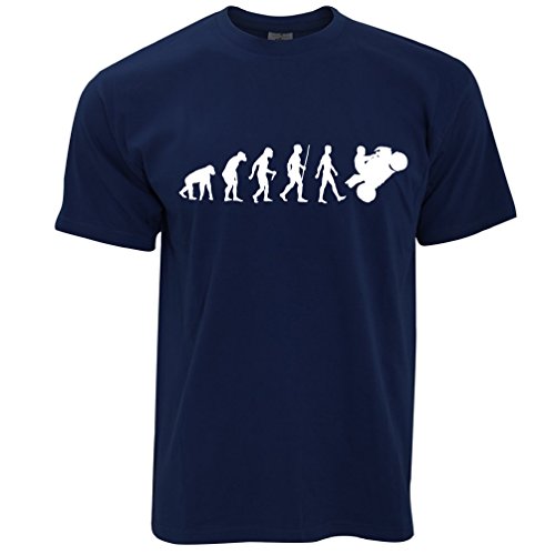 Evolution of Motorbike T-Shirt Motorcycle Rider Bike Biker Gift Funny Cool