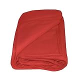 Couverture polaire rouge