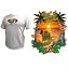 Amphibious Outfitters Sunset Beach T-Shirt, Dive Shirt, Scuba Shirt, Divers Shirt, Diving Shirt, AO 