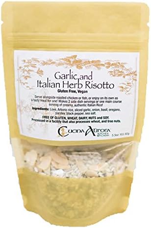 Cucina Aurora Corp Rice Garlic & Herb Risotto Mix, 5.5 oz