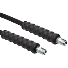 Enerpac 900 Black Rubber High Pressure Hydraulic Hose, NPTF x AH-604 Couplings, 10,000 psi